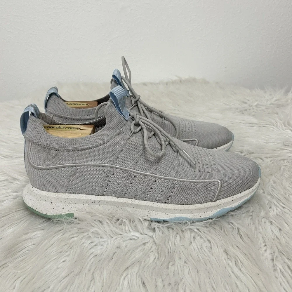 FITFLOP SOFT LILAC VITAMIN FF E01 KNIT SPORTS TRAINER SHOES SNEAKERS SZ 8.5 GRAY